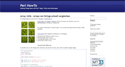 Desktop Screenshot of perl-howto.de