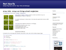 Tablet Screenshot of perl-howto.de